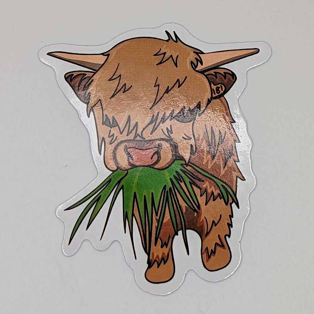 Highland Cow Sticker